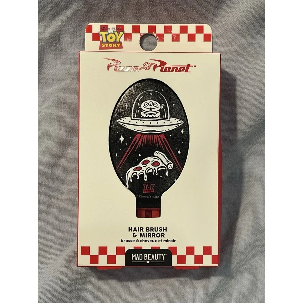 NEW Disney Pixar Toy Story - Pizza Planet - Hair Brush & Mirror - by Mad Beauty
